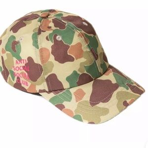 Anti Social Social Club Camo Cap